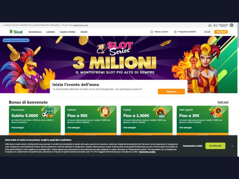 App Sisal per scommesse e casinò - Panoramica, caratteristiche e download