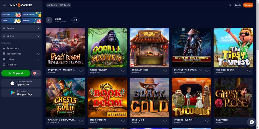 Avis sur Nine Casino - Évaluations des experts et des joueurs (2026)